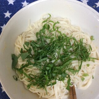 味噌マヨで♪こってり冷やしそうめん